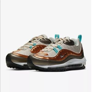 Nike Air Max 98 Phantom/Metallic Pewter/Tawny | SE
